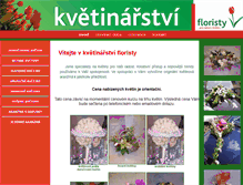 Tablet Screenshot of floristy.cz
